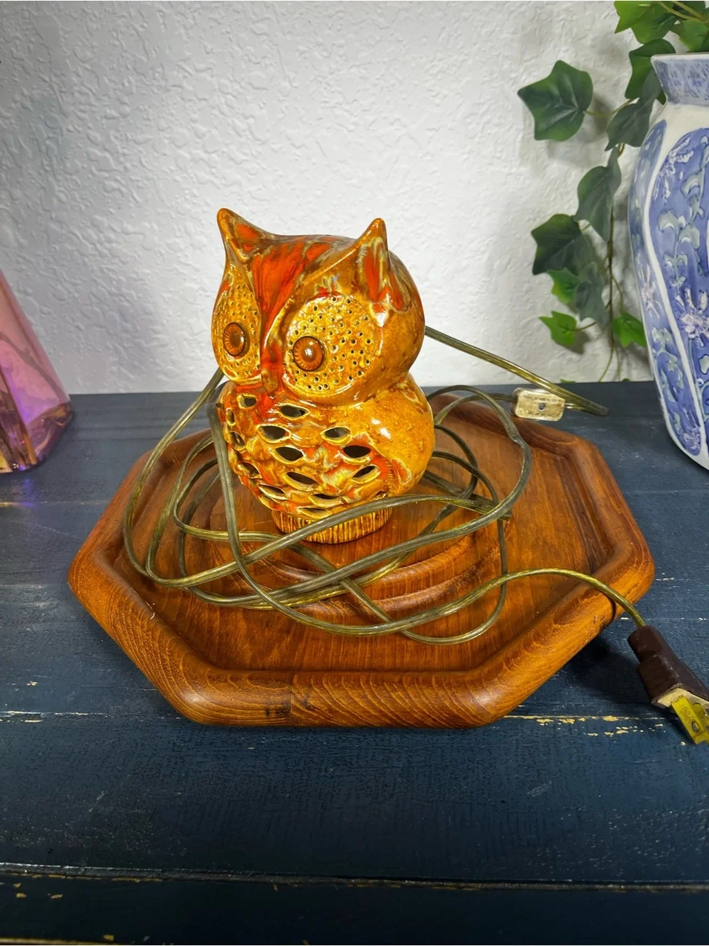 Vintage charming owl